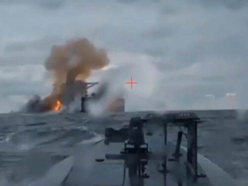 Морські дрони СБУ Sea Baby уразили в Чорному морі танкер