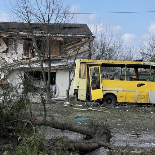 Удар РФ по автобусу в Нікополі: 4 загиблих, 16 поранених