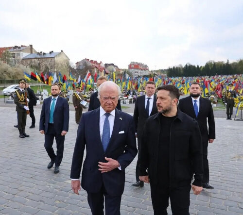 Король Швеції Карл XVI прибув з візитом до Львова