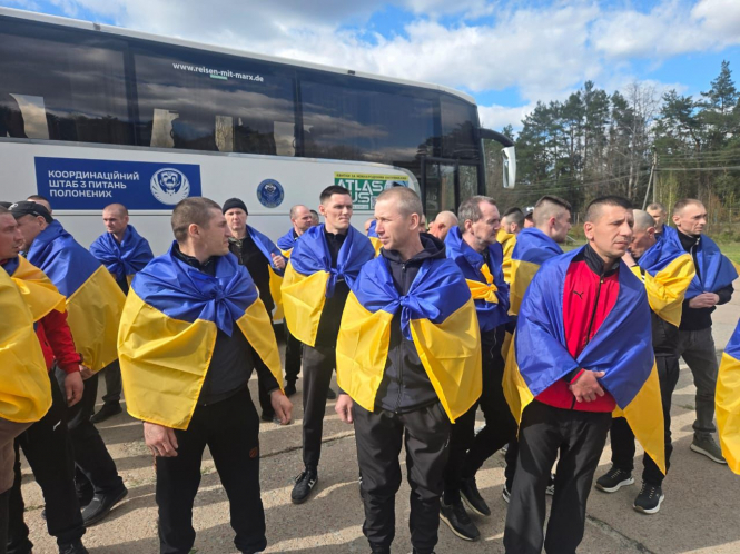 З російського полону повернулися ще 193 українських військових