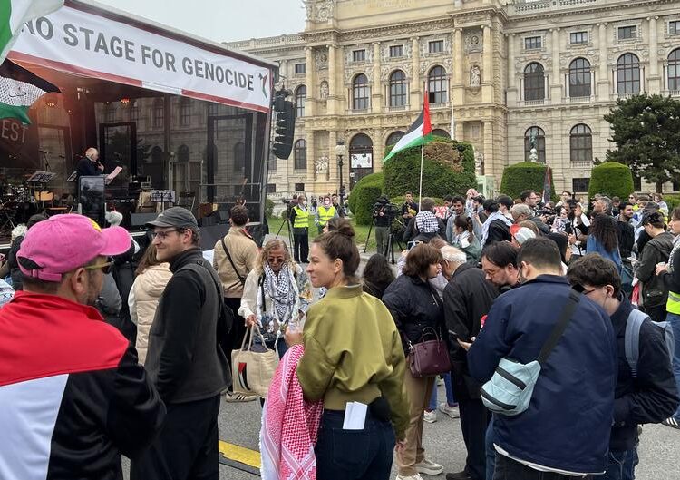 У Відні пройшли протести проти участі Ізраїлю в Євробаченні