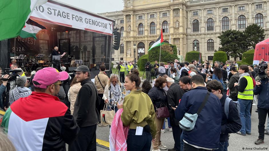У Відні пройшли протести проти участі Ізраїлю в Євробаченні
