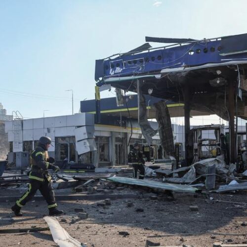 РФ ударила в АЗС, склади і транспортну інфраструктуру Києва
