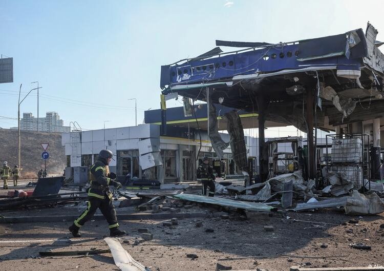 РФ ударила в АЗС, склади і транспортну інфраструктуру Києва